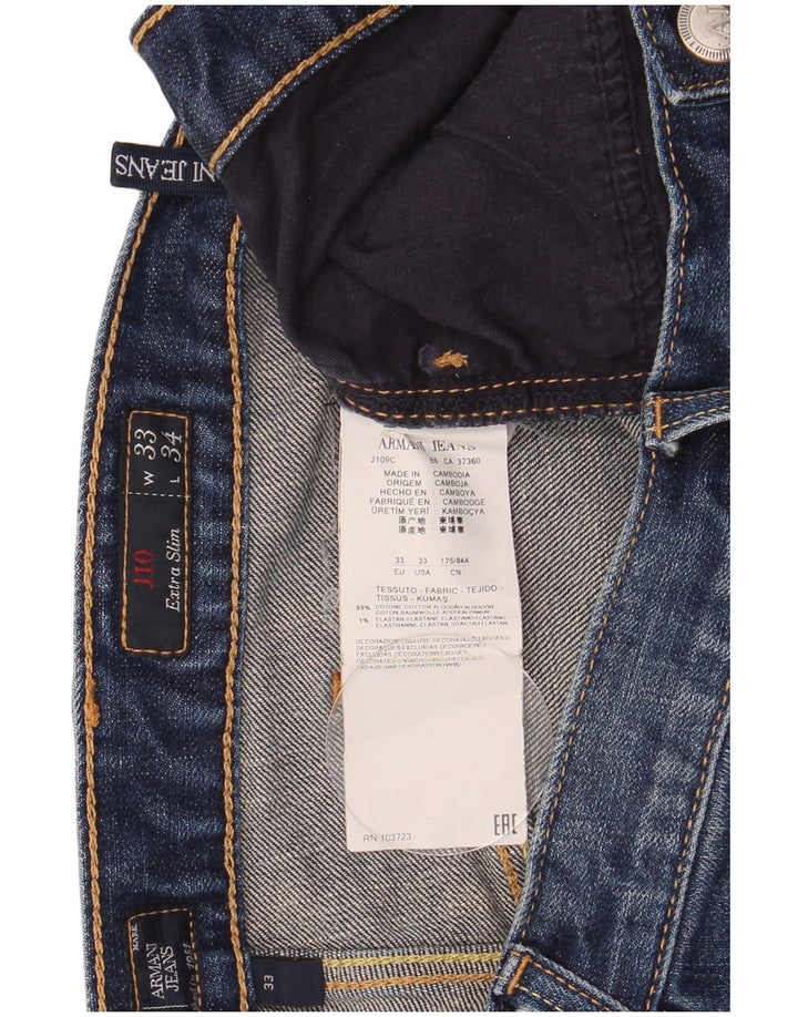 Armani Γυναικείο J10 Slim Τζιν W33 L34 Μπλε Βαμβακερό