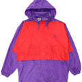 Ανδρικό μπουφάν βροχής με κουκούλα PUMA UK 36 Small Purple Colourblock