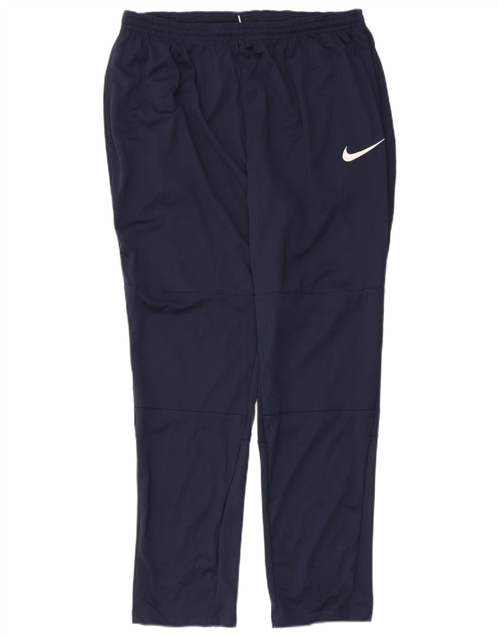 Ανδρικά αθλητικά παντελόνια Nike XL Navy Blue Polyester Sports