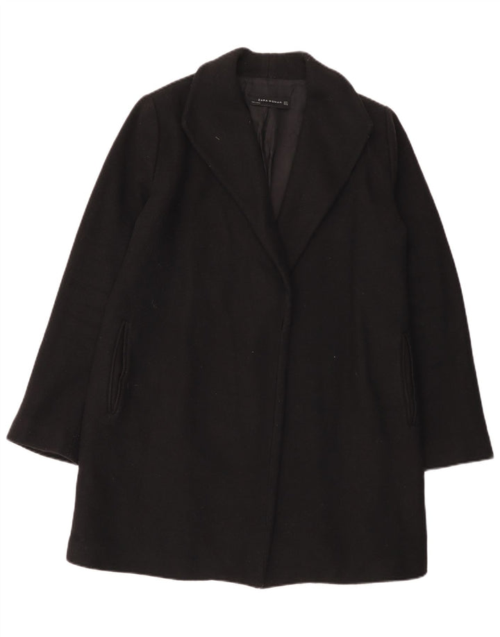 Zara Γυναικείο Ανοιχτό Πανωφόρι UK 10 Small Black