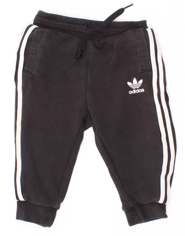 Παντελόνι αθλητικής φόρμας Adidas Baby Boys Joggers 12-18 μηνών Μαύρο βαμβακερό