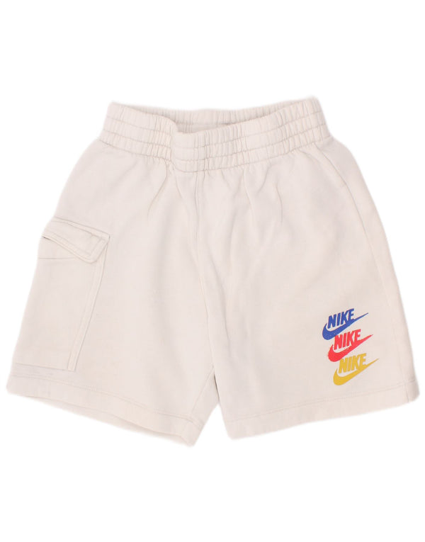Αθλητικό σορτς Nike Boys Graphic Cargo 8-9 ετών, μικρό λευκό βαμβακερό