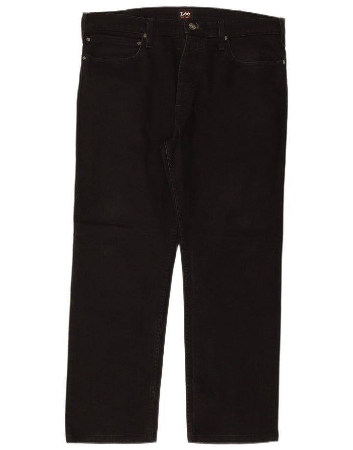 LEE Ανδρικό τζιν Macky Straight W36 L27 Μαύρο βαμβακερό