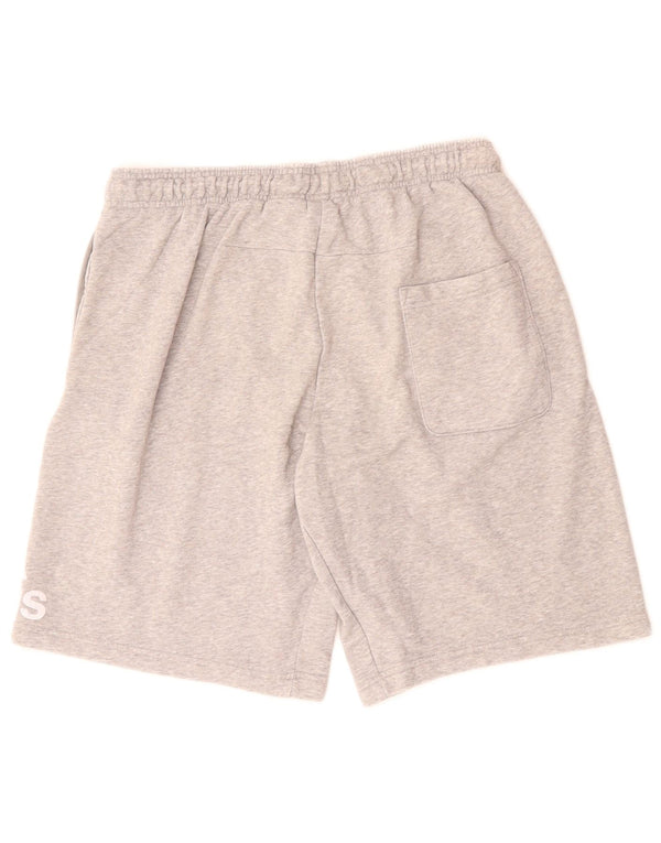 Ανδρικό γραφικό αθλητικό σορτς ADIDAS XL Γκρι βαμβακερό