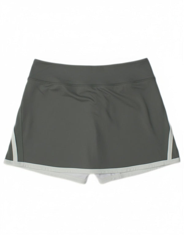 Nike γυναικείο Dri Fit Skort UK 14 Large Grey Colorblock Πολυεστέρας