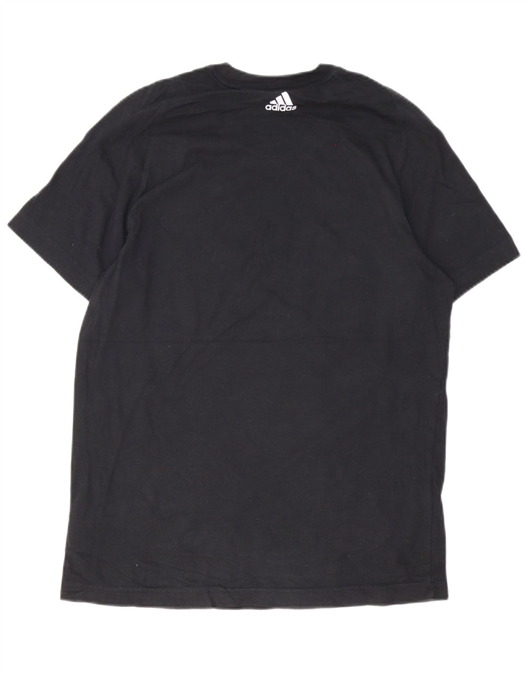 Ανδρικό γραφικό T-Shirt Adidas Top Μεσαίο μαύρο βαμβακερό
