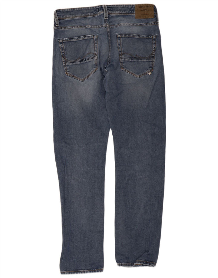 Jack & Jones Ανδρικό τζιν ίσιο W33 L32 Μπλε βαμβακερό