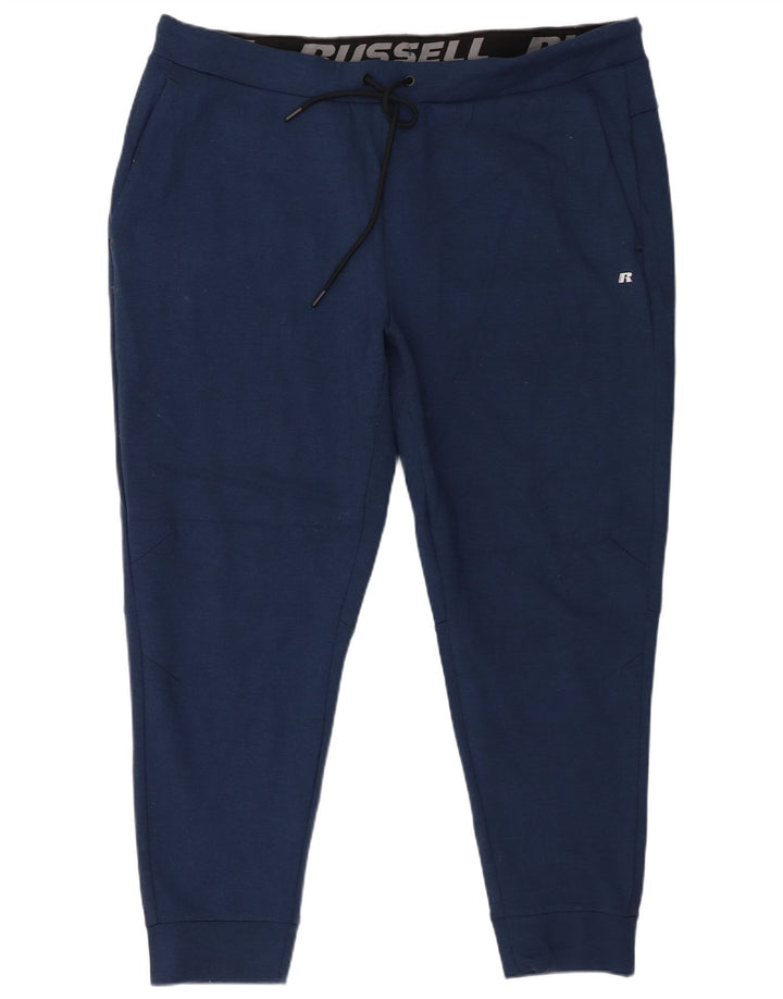 Russell αθλητική ανδρική φόρμα παντελόνι Joggers 2XL Navy Blue Polyester