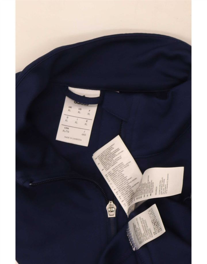 Ανδρική φόρμα Adidas Climalite Top Jacket XL Navy Blue Polyester
