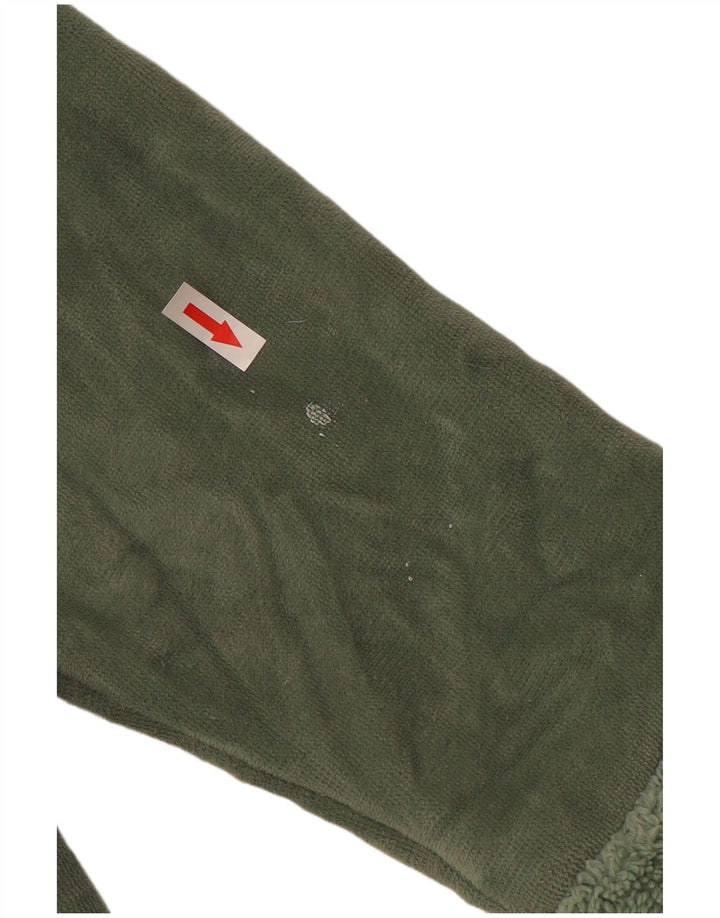 Patagonia Γυναικεία φόρμα Sherpa Top Jacket UK 10 Small Green Polyester