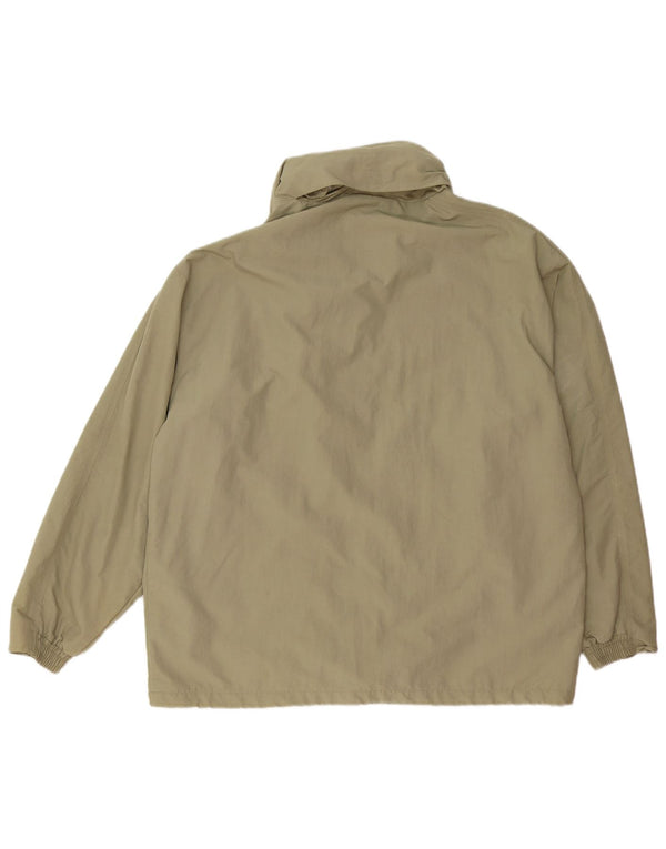 DIADORA Ανδρικό μπουφάν βροχής με κουκούλα Loose Fit UK 38 Medium Khaki Polyamide