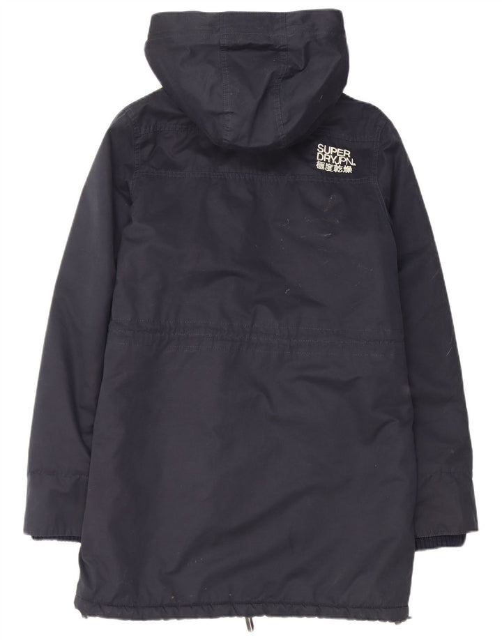 Superdry Ανδρικό μπουφάν Sherpa Parka με κουκούλα UK 38 Medium Navy Blue Polyester