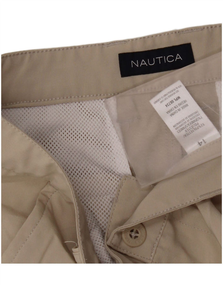 Nautica Boys Chino Σορτς 13-14 ετών W26 Beige Polyester