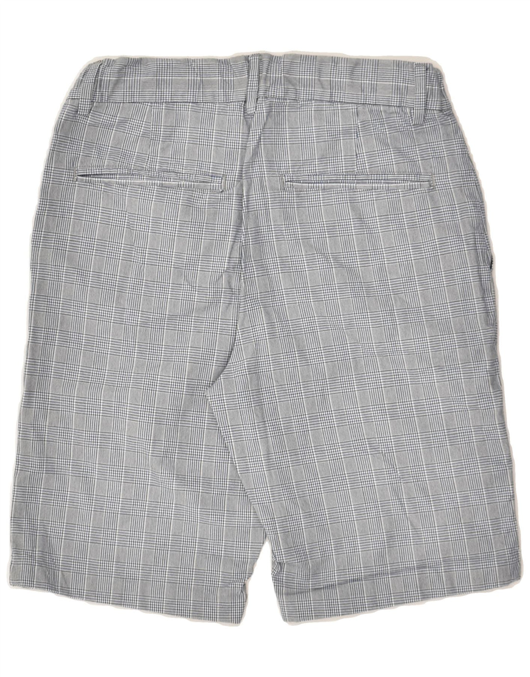BENETTON Boys Casual Shorts 11-12 Years W26  Grey Check | Vintage Benetton | Thrift | Second-Hand Benetton | Used Clothing | Messina Hembry 