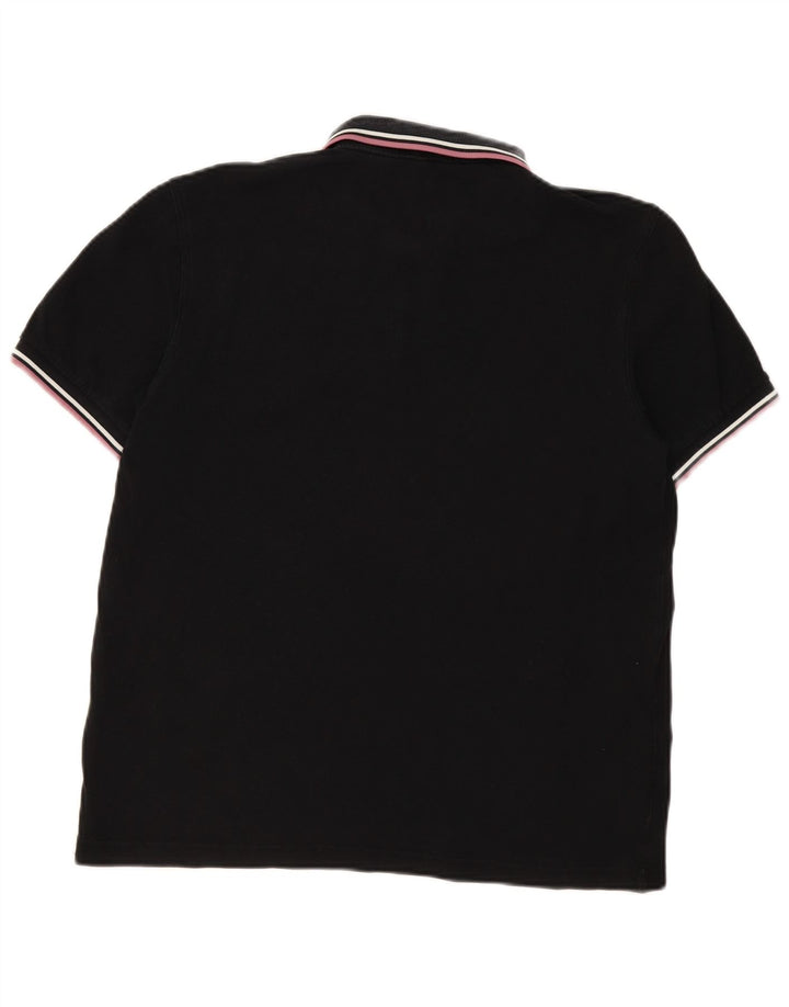 Fred Perry Ανδρικό Πόλο Μπλουζάκι Μεσαίο Μαύρο Βαμβακερό