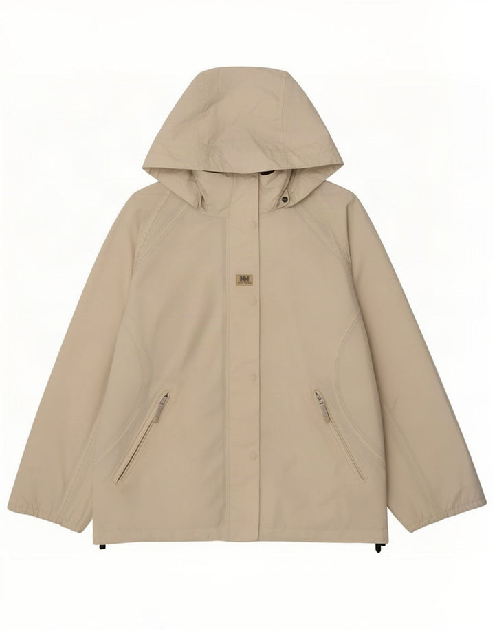 Helly Hansen Γυναικείο μπουφάν βροχής με κουκούλα UK 16 Large Off White Polyester