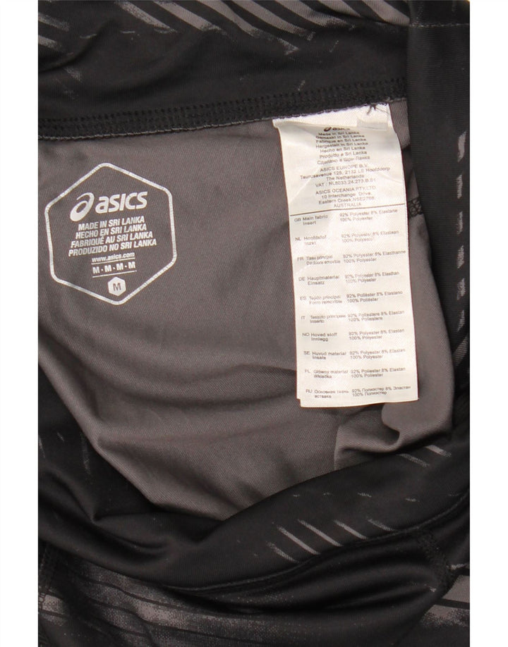 Γυναικείο κολάν Asics UK 12 μεσαίο μαύρο πολυεστέρας παραλλαγής