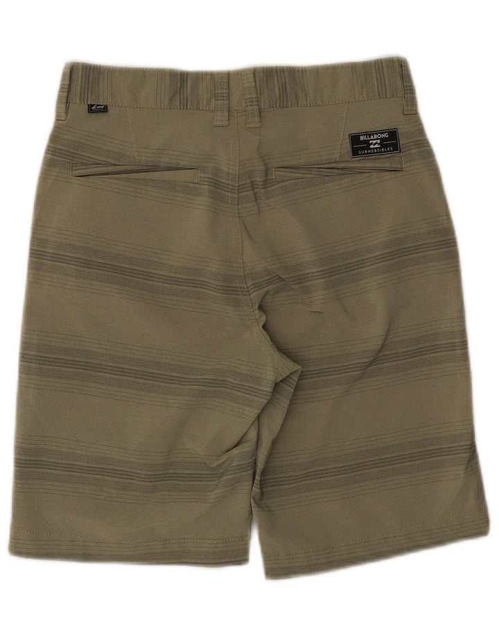 Ανδρικό σορτς Chino Billabong W26 Small Khaki ριγέ πολυεστέρα