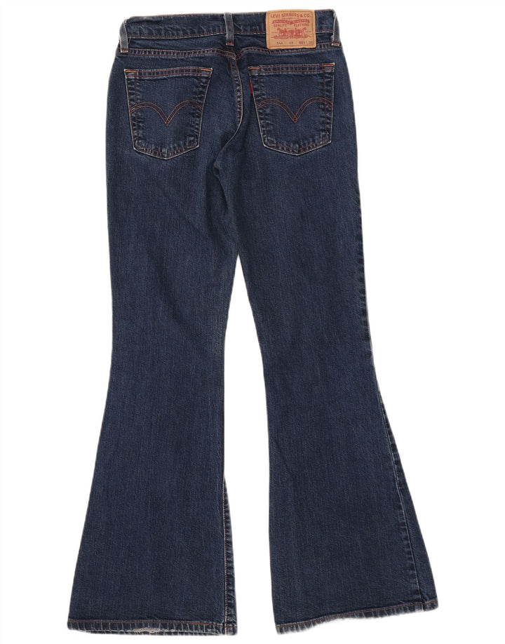 Levi's Womens 544 Flared Jeans W28 L32 Navy Blue Cotton