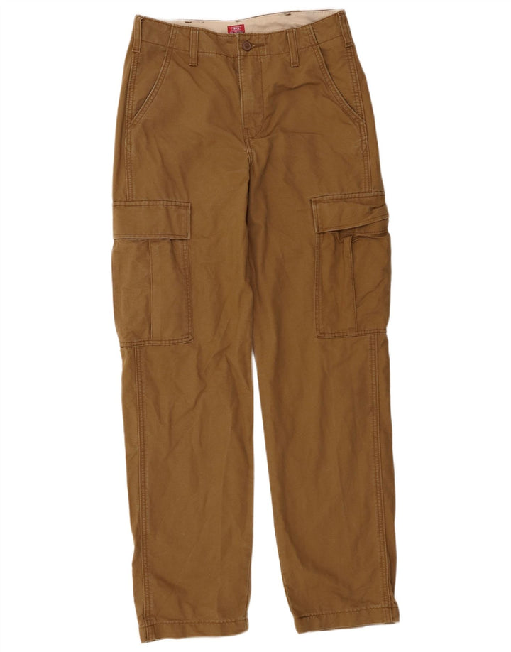 Ανδρικό παντελόνι Levi's Straight Cargo W30 L32 Χακί Βαμβακερό