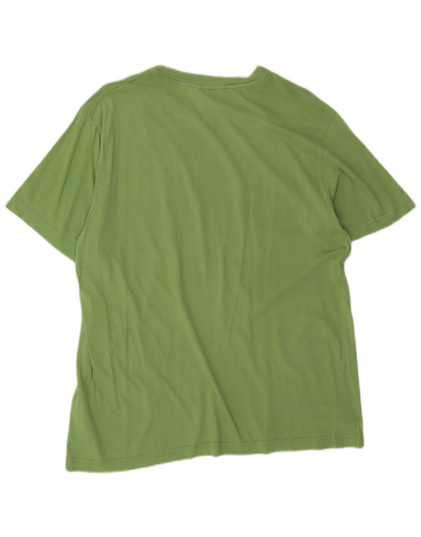 Diadora Ανδρικό γραφικό T-Shirt Top μεγάλο πράσινο βαμβακερό