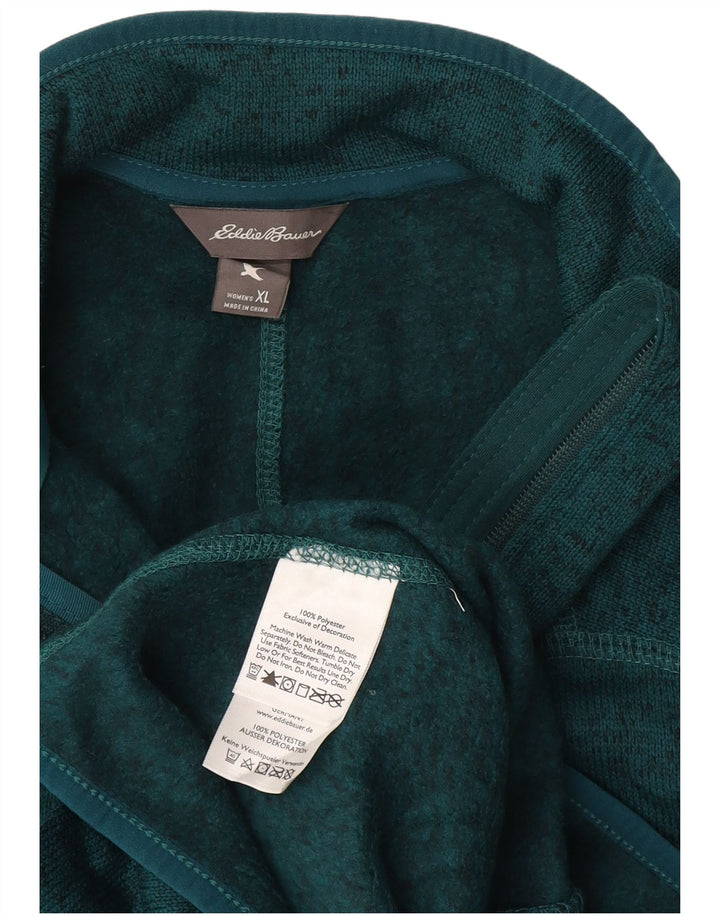 Γυναικεία αθλητική φόρμα EDDIE BAUER Top Jacket UK 18 XL Green Polyester