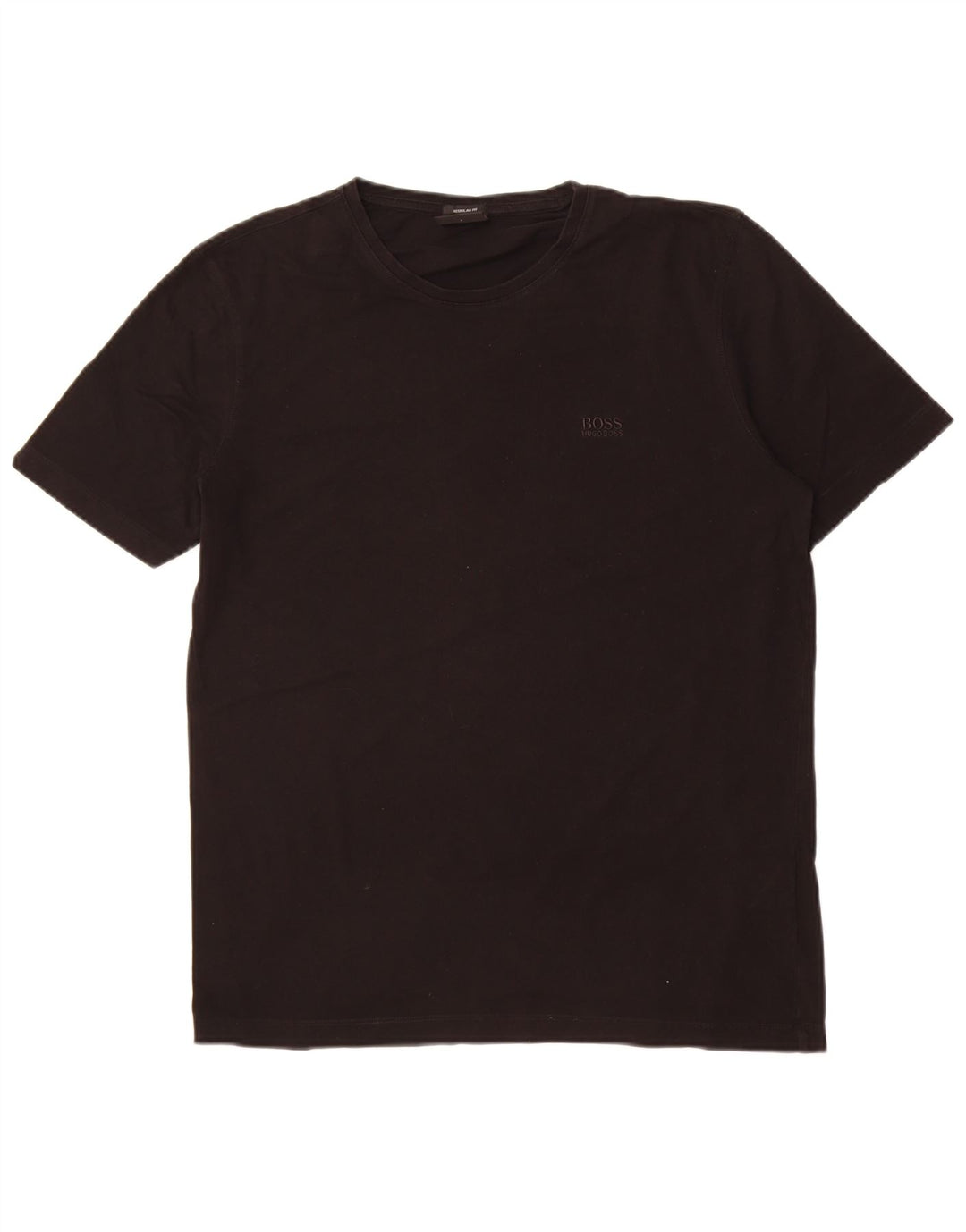 Ανδρικό T-Shirt Hugo Boss Top μεγάλο μαύρο βαμβακερό
