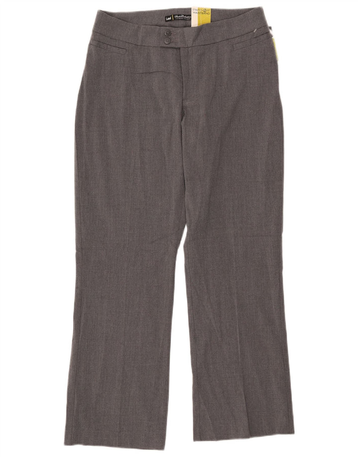 Γυναικείο ίσιο casual παντελόνι LEE US 10 Large W31 L28 Grey Polyester