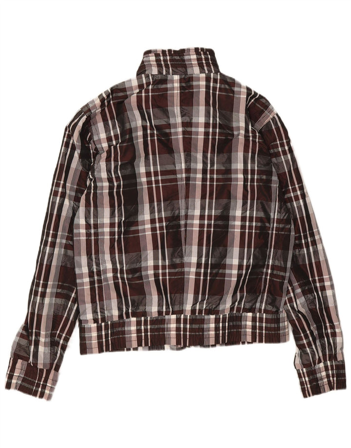 Zara Mens Bomber Jacket UK 38 Medium Πολύχρωμο Check Nylon