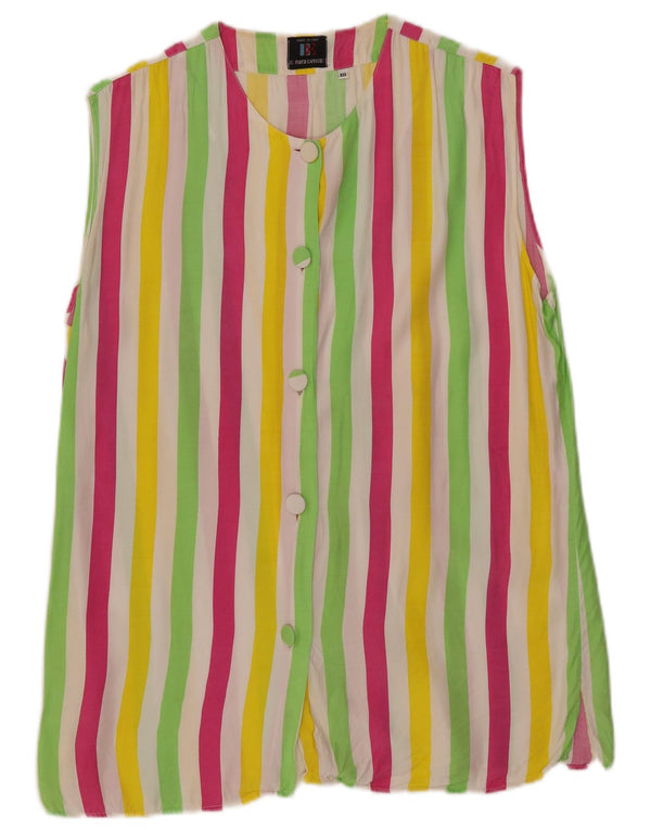 Enara Camice Γυναικείο Πουκάμισο Μπλούζα UK 14 Μέτριο Πολύχρωμο Ριγέ