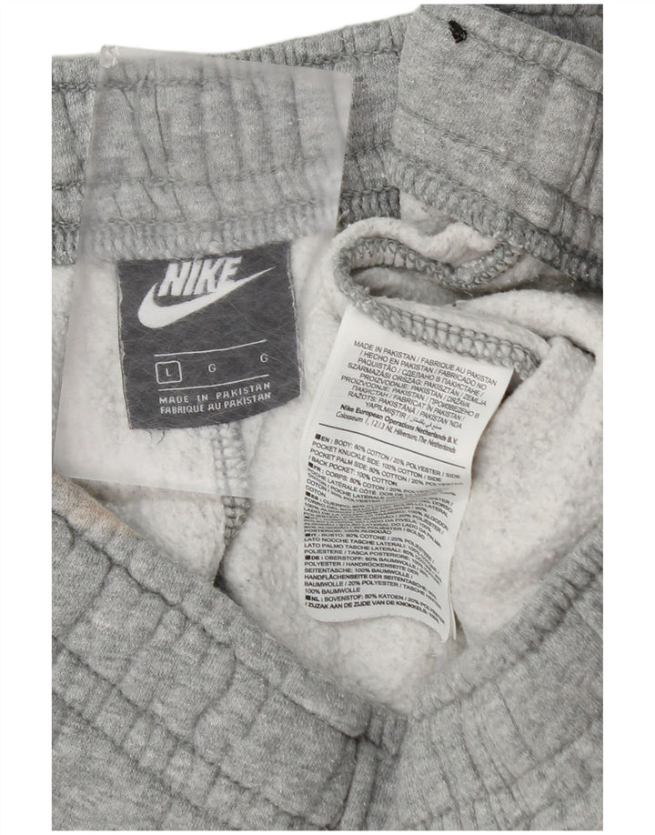 Ανδρική φόρμα Nike Παντελόνι Joggers μεγάλο γκρι βαμβακερό