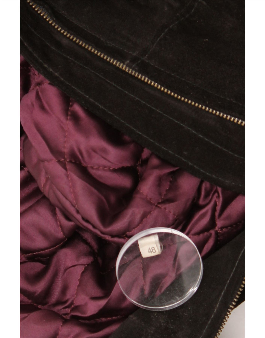 Vintage Ανδρικό Suede Bomber Jacket IT 48 Medium Brown