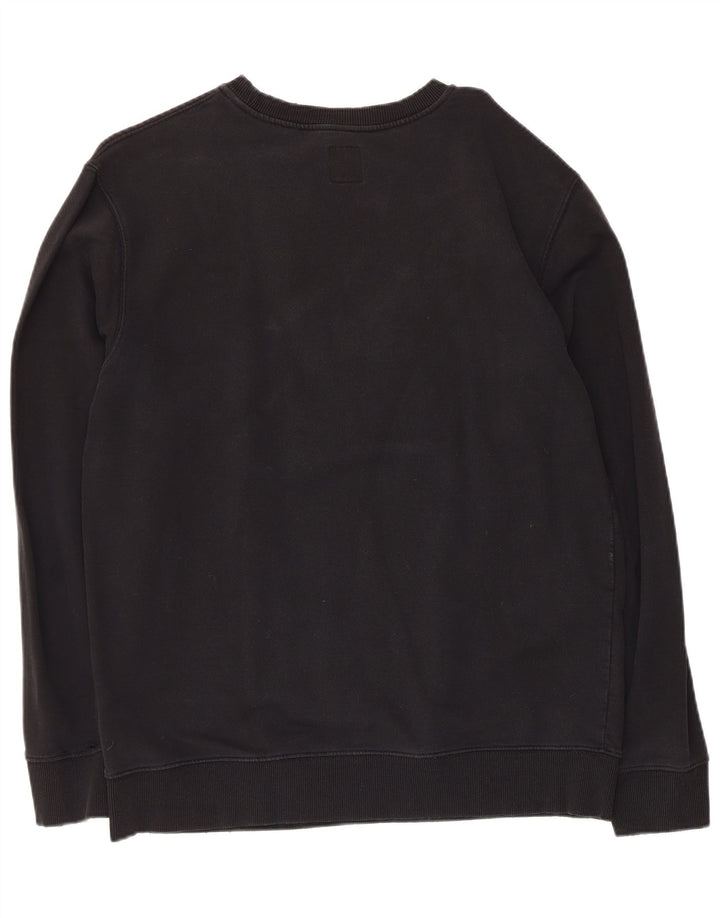 Ανδρικό γραφικό φούτερ Vans Jumper μεγάλο μαύρο βαμβακερό