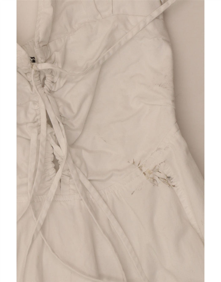 Zara Γυναικείο Sundress UK 12 Medium White