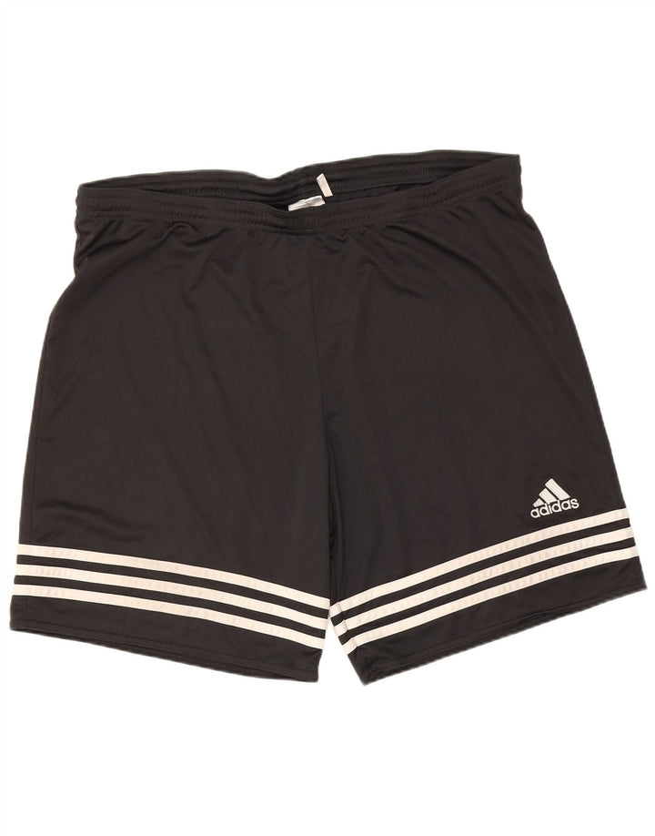 Ανδρικό σορτς Adidas Climalite Sport μεγάλο μαύρο πολυεστέρα