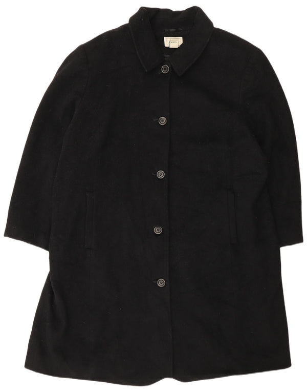 L.L.Bean Γυναικείο Πανωφόρι UK 20 2XL Μαύρο Μάλλινο