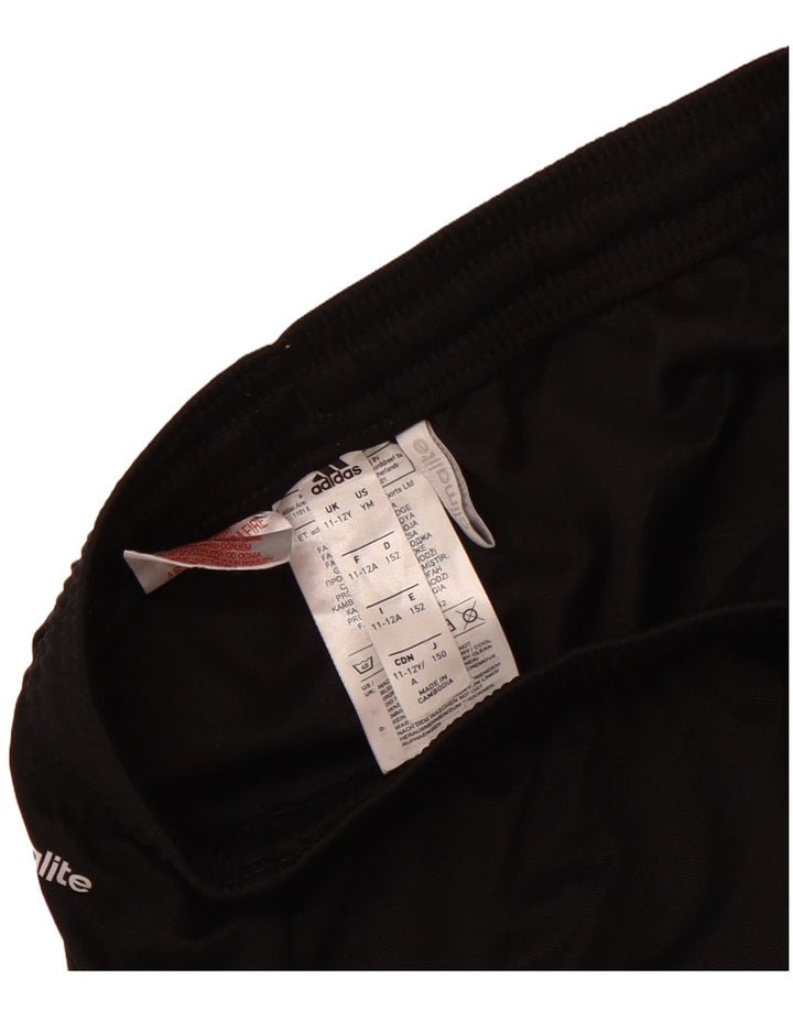 Αθλητικό σορτς Adidas Boys Climalite 11-12 ετών μαύρο πολυεστέρα