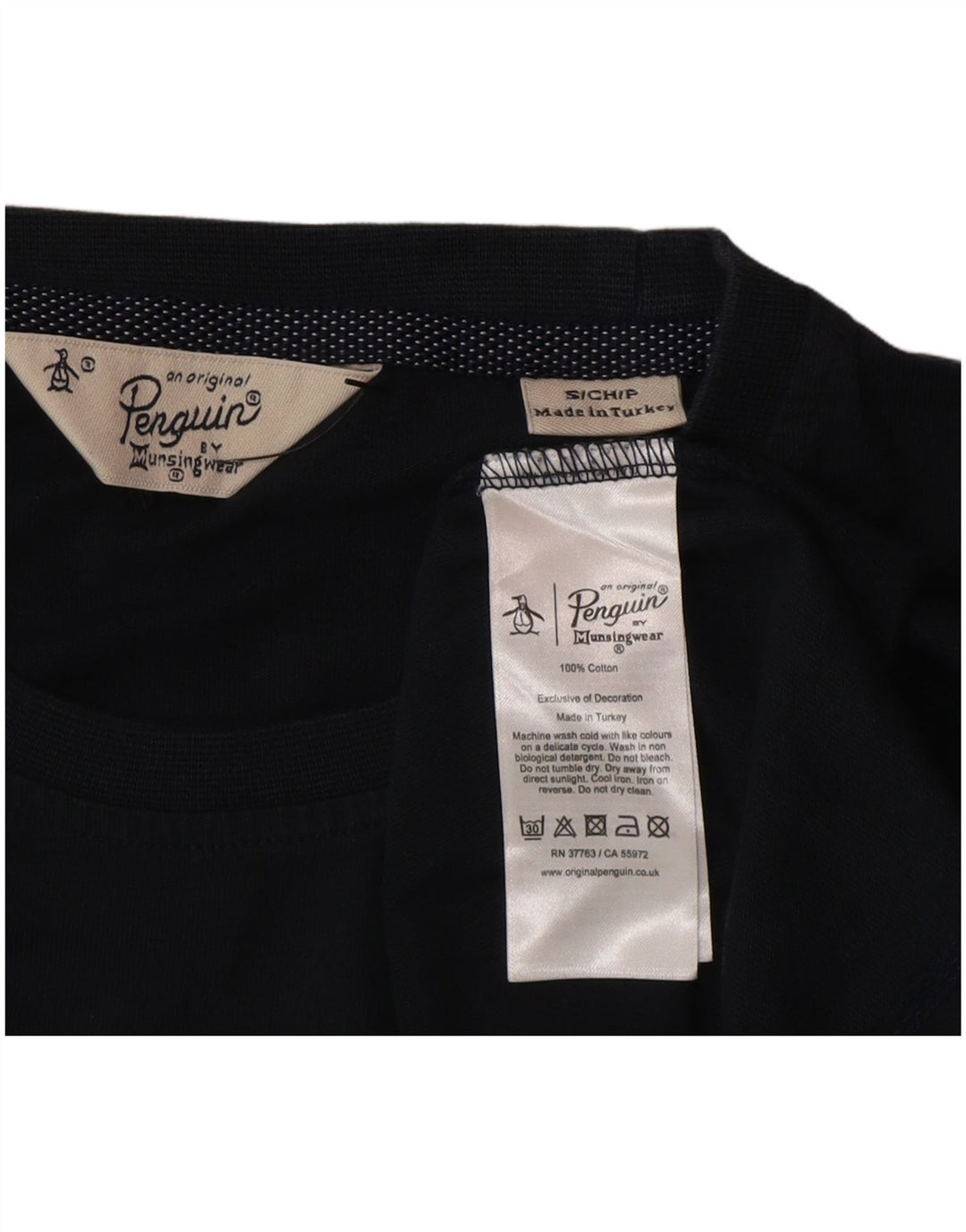 Ανδρικό T-Shirt Penguin Top Small Navy Blue από βαμβάκι