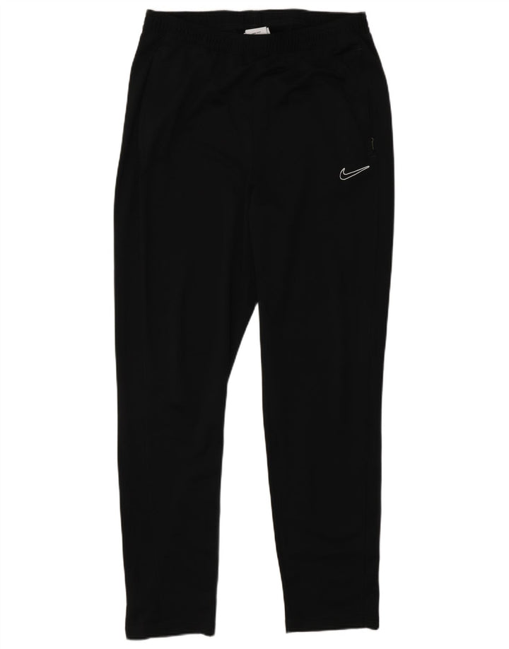 Ανδρικές φόρμες Nike Dri Fit Slim Fit Παντελόνια μεσαίου μαύρου πολυεστέρα