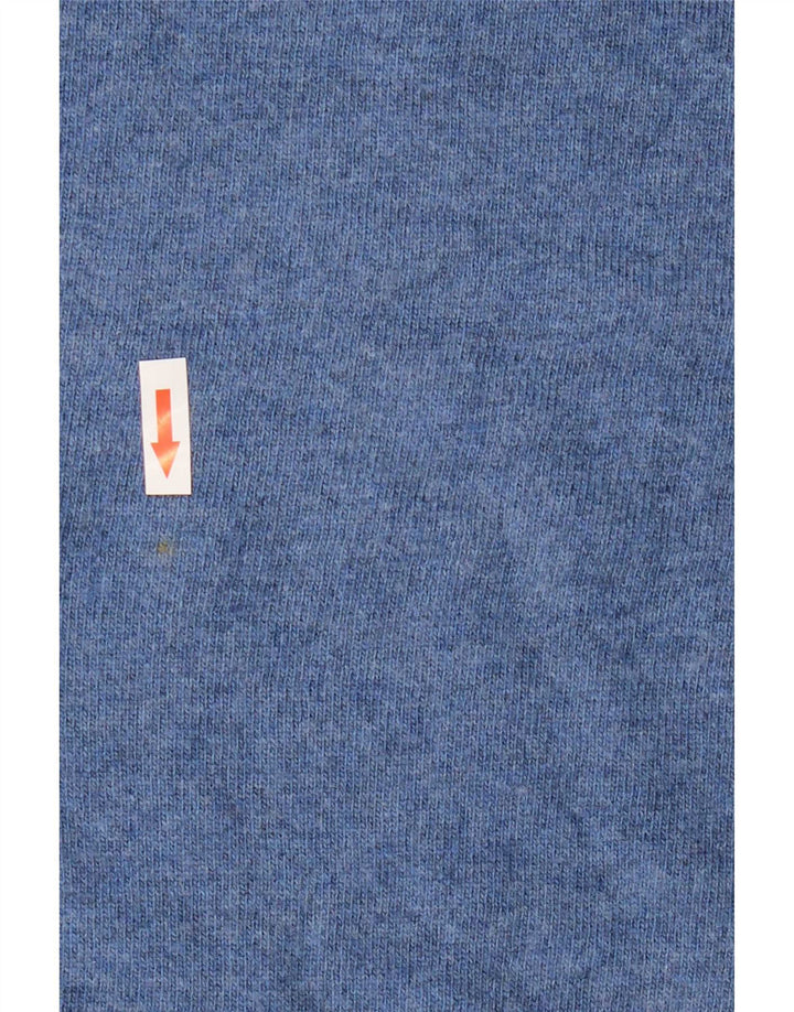 Ανδρικό πουλόβερ Zara Crew Neck Jumper Μεγάλο Μπλε Πολυαμίδιο