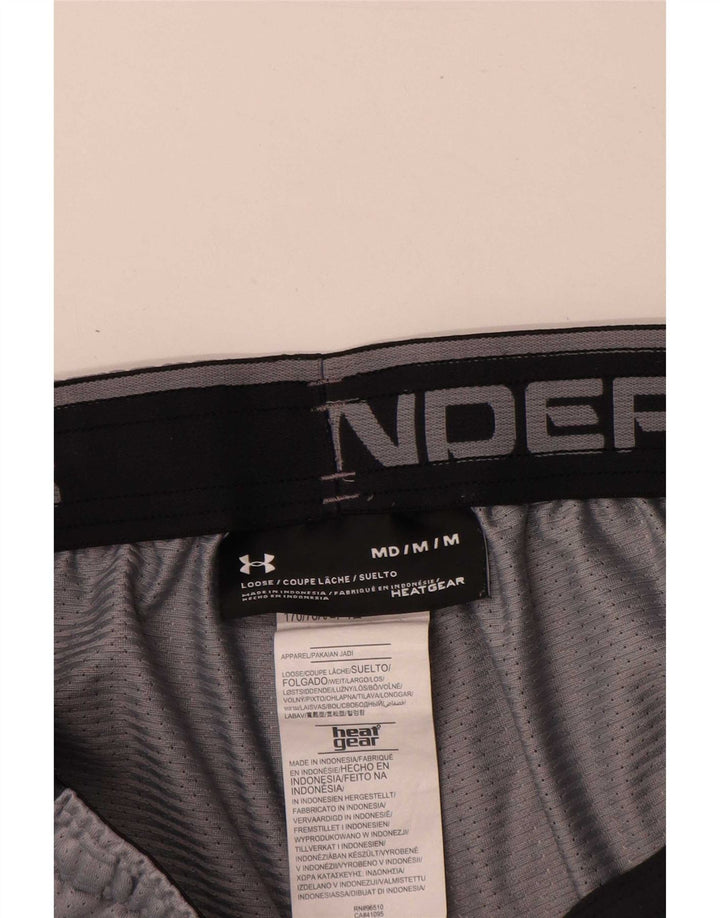 Ανδρικό αθλητικό σορτς με χαλαρή εφαρμογή Under Armour, μεσαίου γκρι, αθλητικό από πολυεστέρα