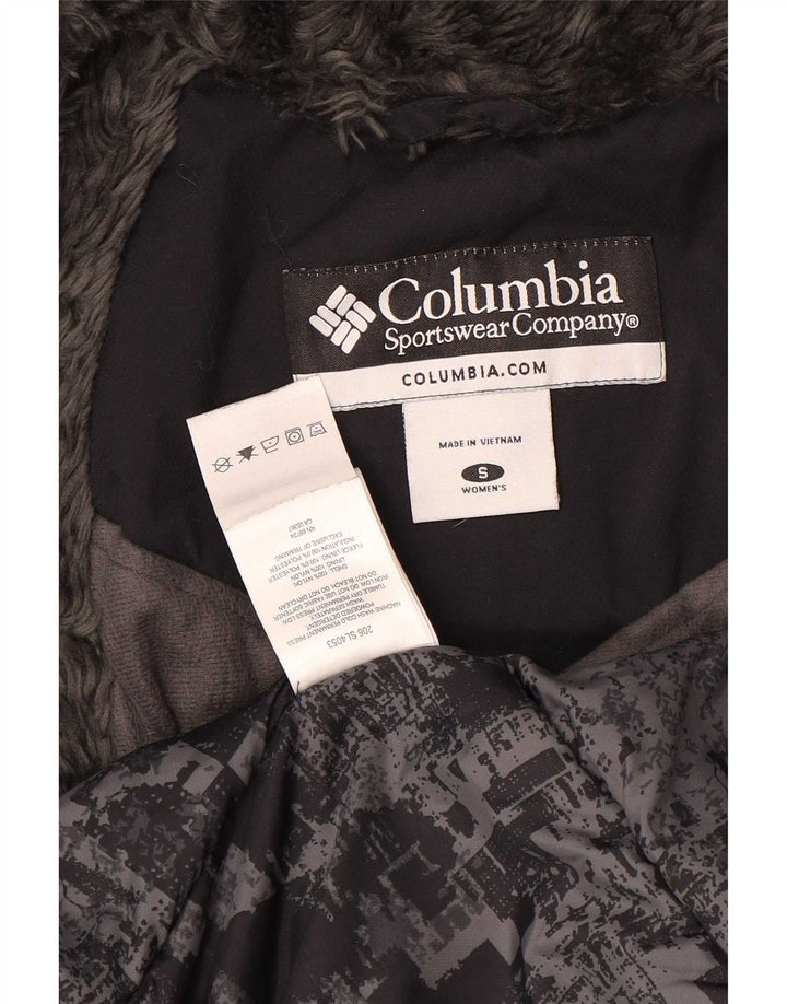 Columbia Γυναικείο μπουφάν με κουκούλα UK 10 Small Black Nylon