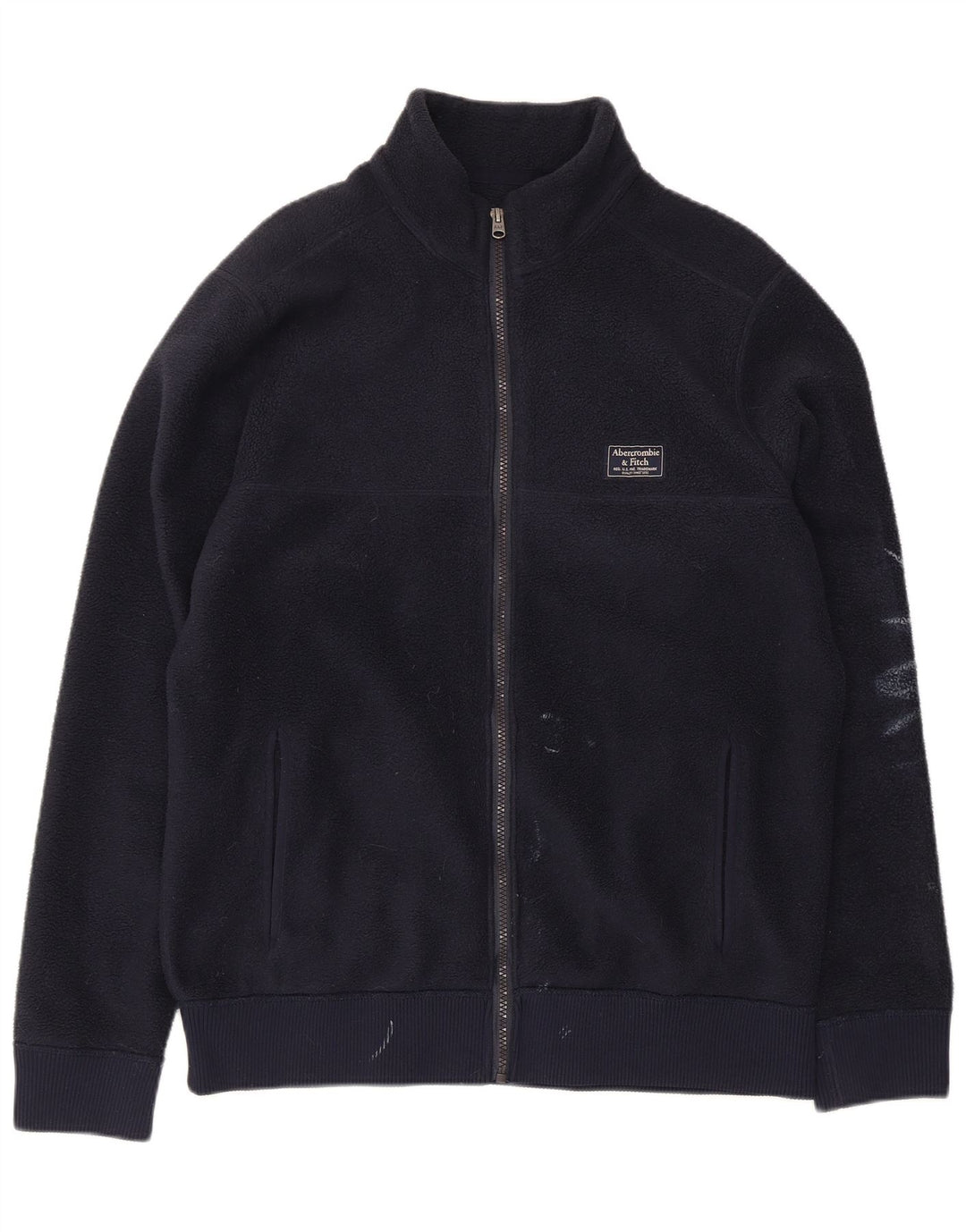 Ανδρικό Fleece Jacket Abercrombie & Fitch UK 38 Medium Navy Blue Polyester