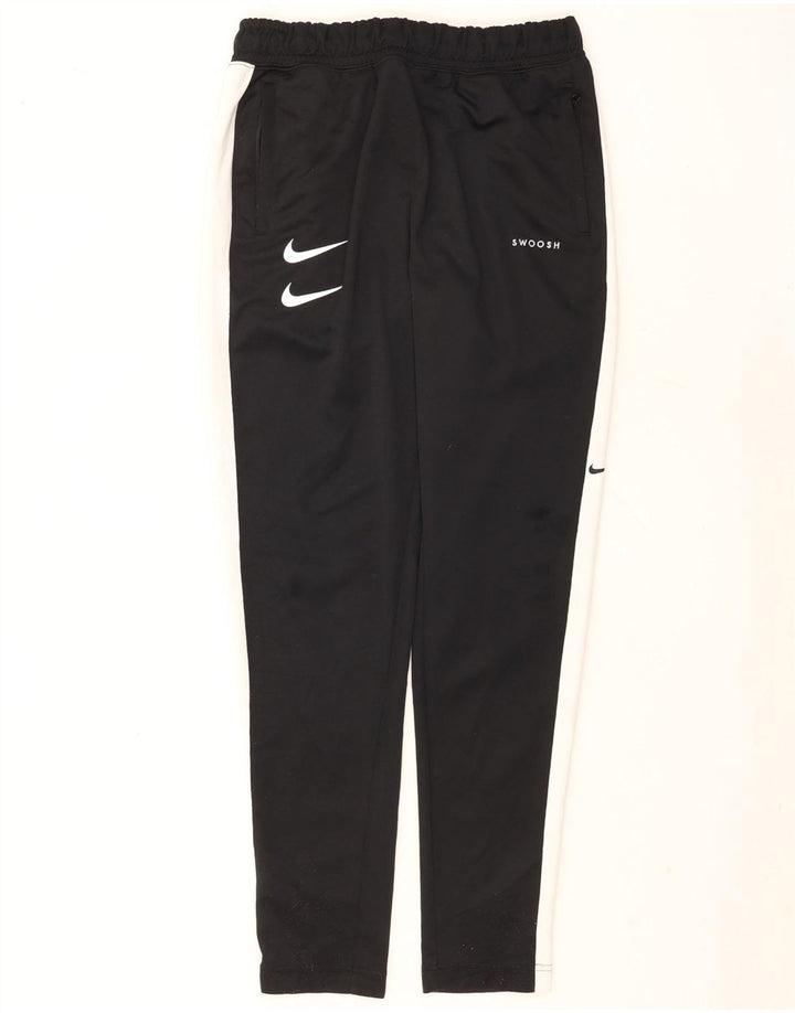 Ανδρικό παντελόνι αθλητικής φόρμας Nike Dri Fit, μεσαίο μαύρο χρώμα, πολυεστέρας