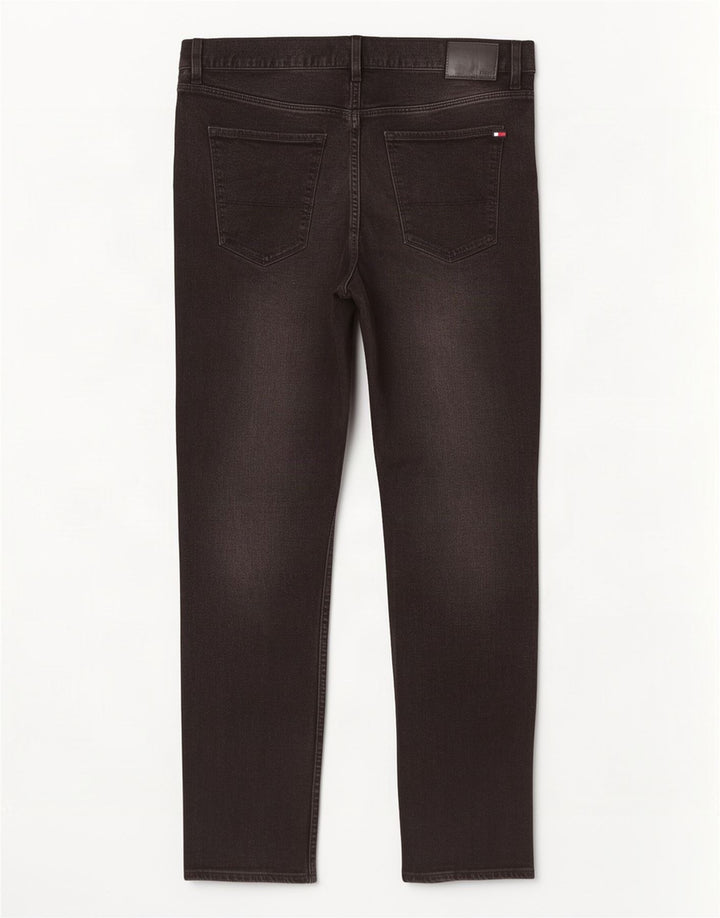 Tommy Hilfiger Mens Bleecker Slim Jeans W40 L32 Μαύρο βαμβακερό