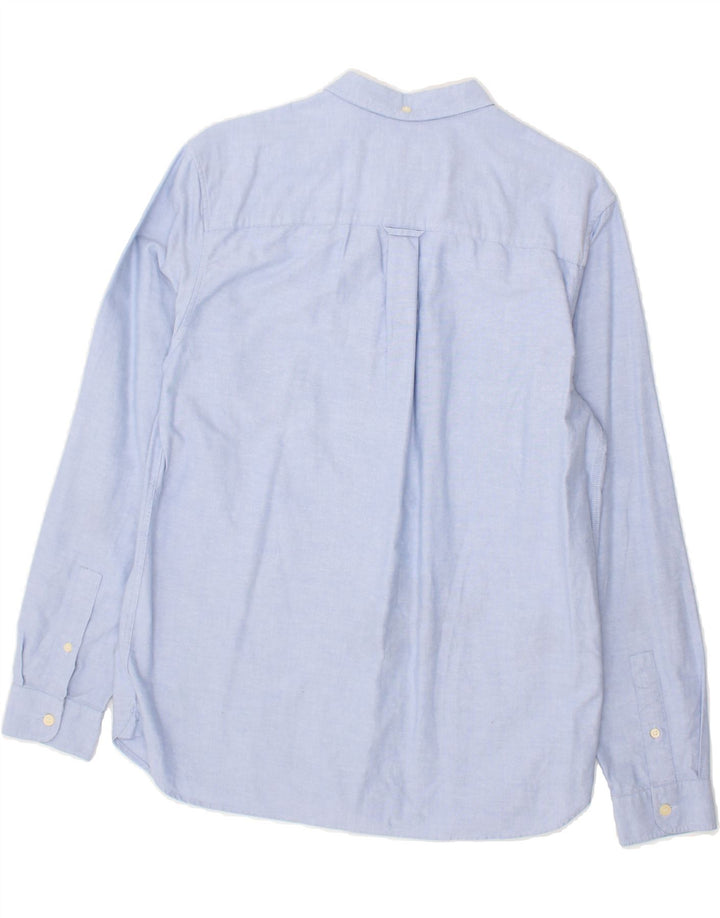 LYLE & SCOTT Mens Shirt Medium Blue Cotton Vintage Lyle & Scott and Second-Hand Lyle & Scott from Messina Hembry 