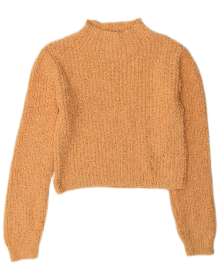 Zara γυναικείο πουλόβερ με λαιμόκοψη χελώνας UK 10 Small Polyester