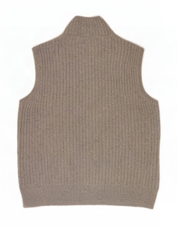 Marks & Spencer Ανδρικό γιλέκο Tank Top Medium Grey Geometric Polyester