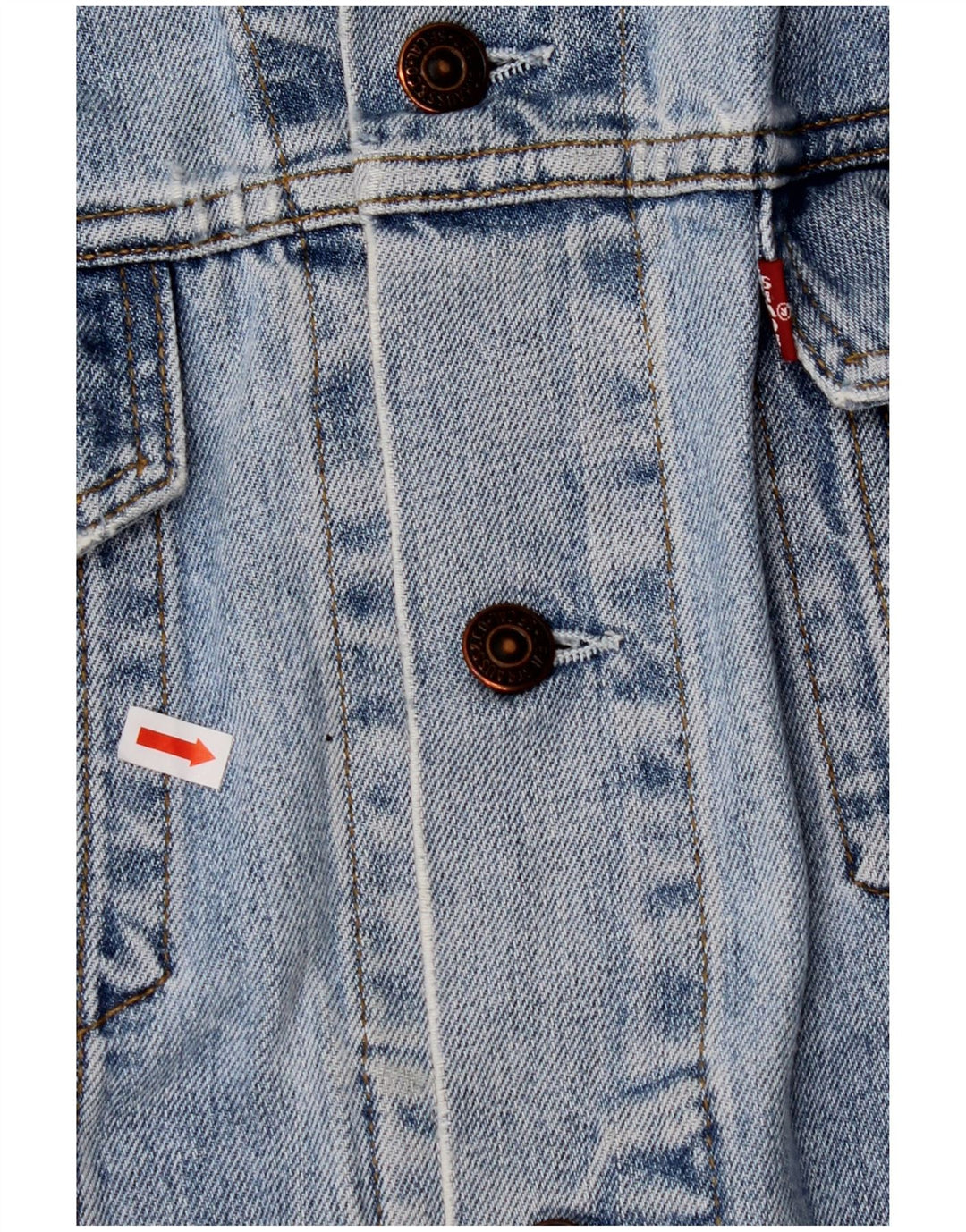 Ανδρικό τζιν μπουφάν LEVI'S UK 42 XL Μπλε βαμβακερό