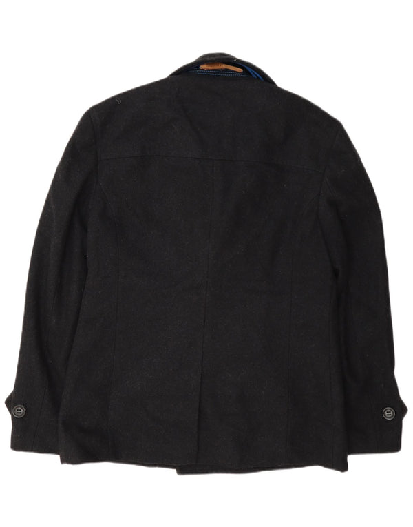 Superdry Ανδρικό Παλτό μπιζελιού UK 42 XL Γκρι